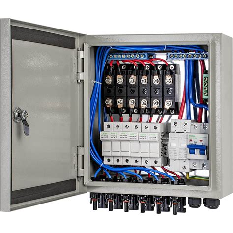 pv junction box with surge protection|String combiner boxes for photovoltaic systems.